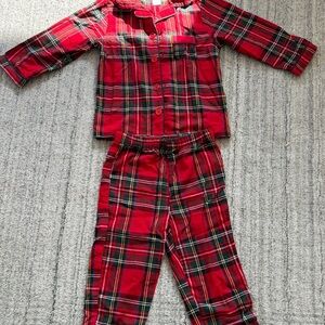 Petite Plume Kids Plaid Pajama Set